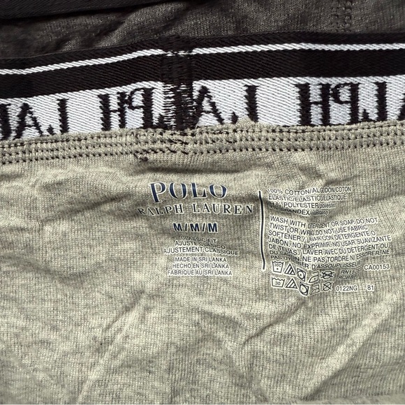 Polo by Ralph Lauren Men's Boxer Briefs - Gray and Black - Picture 2 of 2